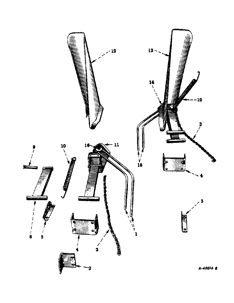 Схема запчастей Case IH 414 - (017) - PLANT LIFTER (60) - PRODUCT FEEDING