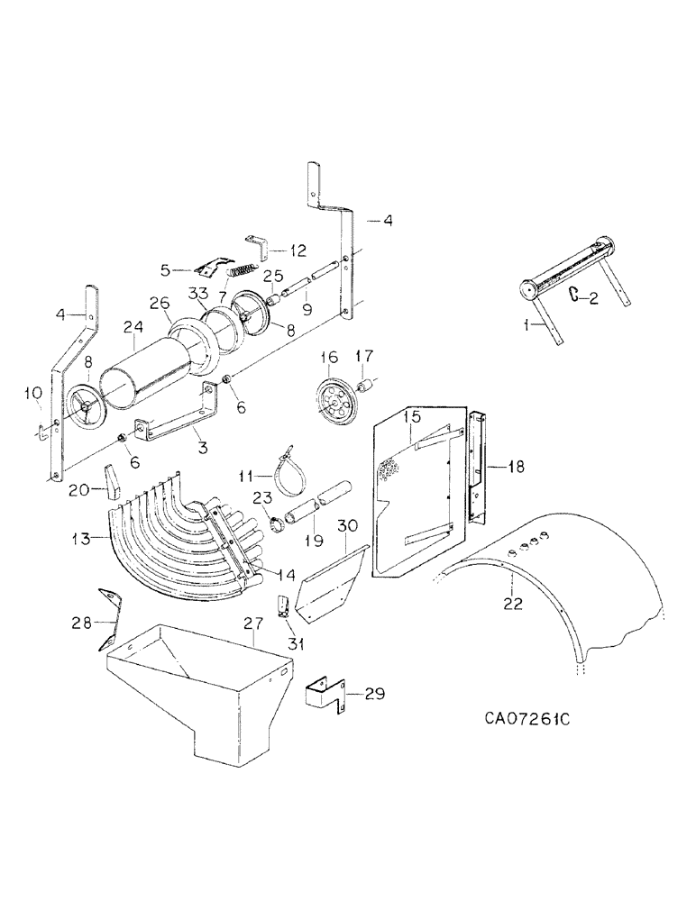 Схема запчастей Case IH 800 - (07-15) - SEED HANDLING,CUTOFF BRUSH,MANIFOLD,SEED TUBES & RELATED PARTS (09) - CHASSIS/ATTACHMENTS