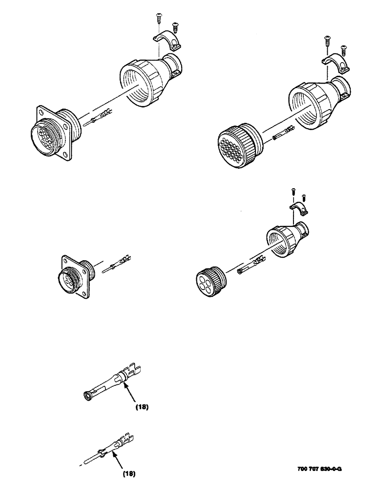 Схема запчастей Case IH 8460 - (9-34) - REPAIR KIT ELECTRICAL, AMP, 700707630 REPAIR KIT ELECTRICAL Decals & Attachments