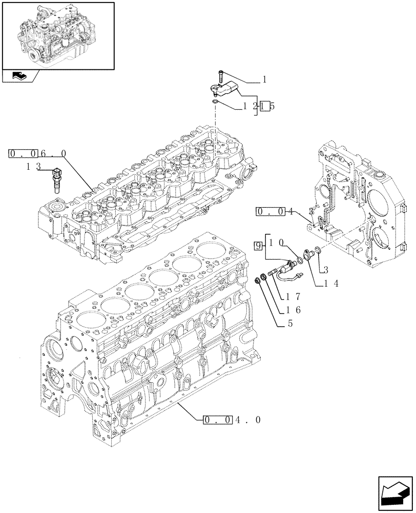 Схема запчастей Case IH F4HE9687G J101 - (0.17.0[02]) - ELECTRONIC INJECTION (2854592) 