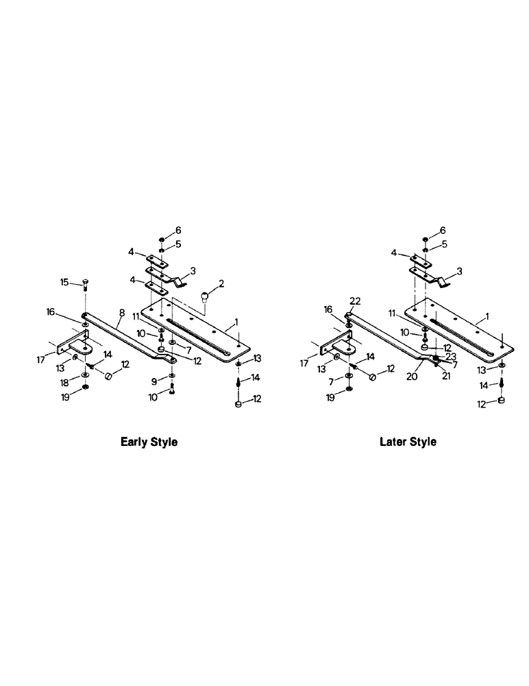Схема запчастей Case IH PTA270 - (01-06) - DOOR STOP ASSEMBLY (10) - CAB