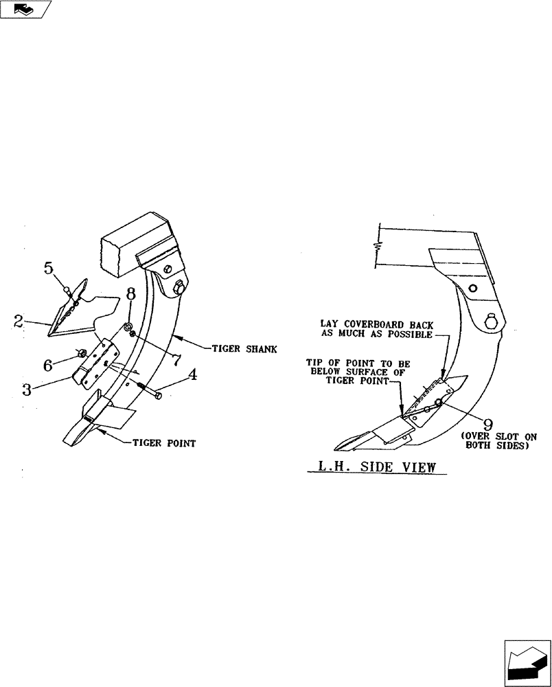 Схема запчастей Case IH 530B - (75.200.09) - 6" AND 8" COVERING ATTACHMENTS (75) - SOIL PREPARATION