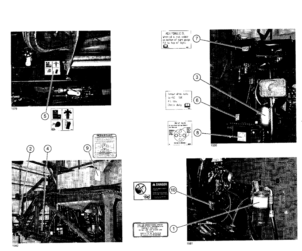 Схема запчастей Case IH SPX3185 - (10-005) - DECALS - EXTERIOR DECALS - INFO GROUP (13) - DECALS