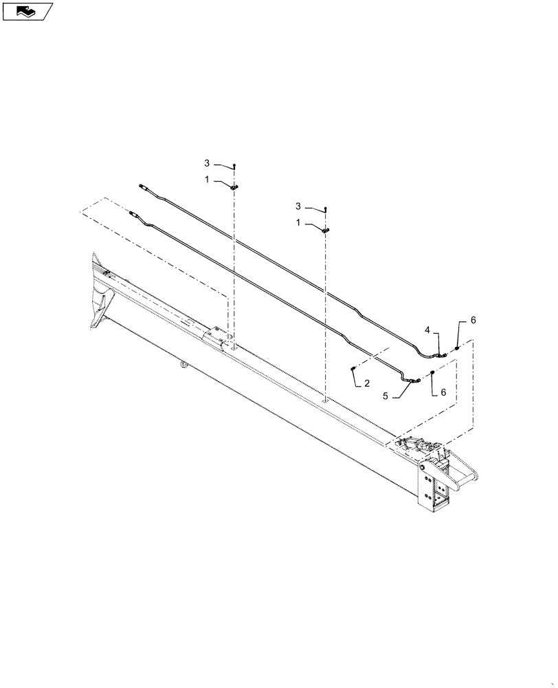 Схема запчастей Case IH 1265 - (35.947.AE[01]) - HYDRAULIC LOCK FOR 36/30, 32/30 (35) - HYDRAULIC SYSTEMS