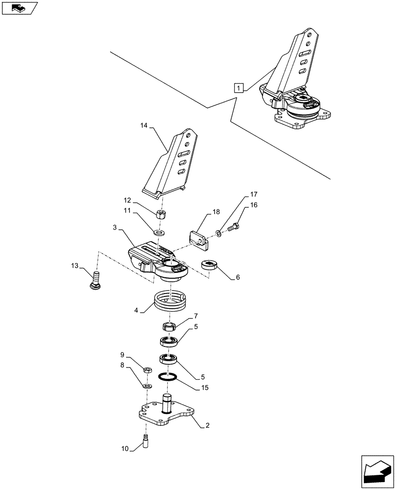 Схема запчастей Case IH FARMALL 115C - (90.116.BA[02]) - VAR - 744674 - DYNAMIC FRONT FENDER, SUPPORT (410MM) (90) - PLATFORM, CAB, BODYWORK AND DECALS