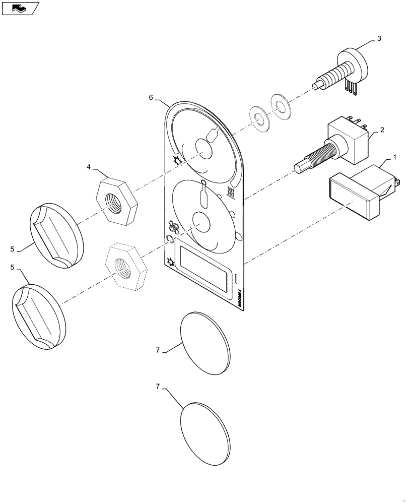 Схема запчастей Case IH SR220 - (55.051.AA) - AIR CONDITIONER, HEATING SYSTEM, LARGE FRAME (55) - ELECTRICAL SYSTEMS