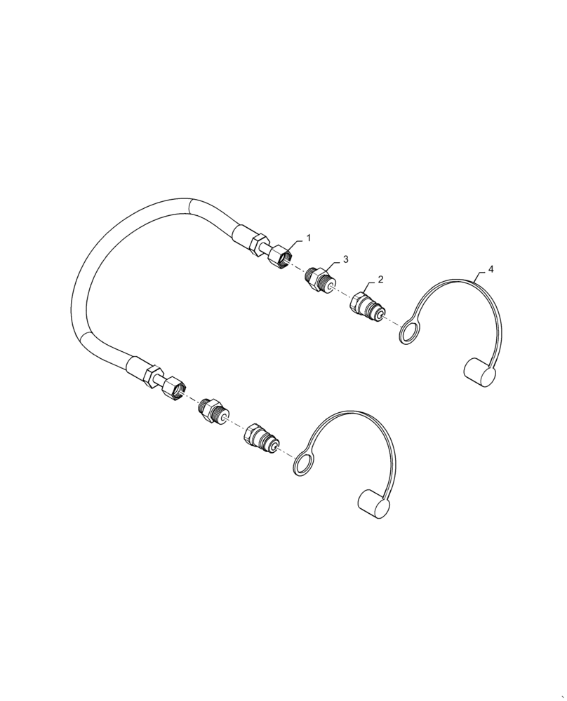Схема запчастей Case IH MAGNUM 310 - (31.142.AF[09]) - FRONT HITCH JUMPER (31) - IMPLEMENT POWER TAKE OFF