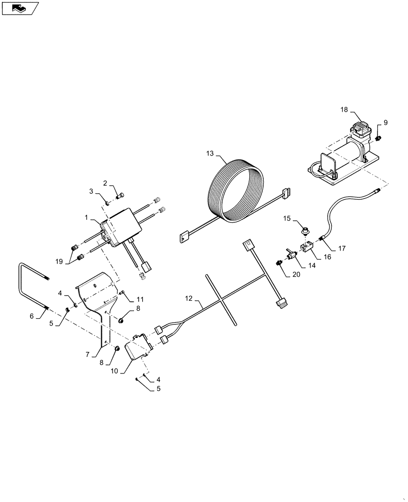 Схема запчастей Case IH 4025 - (18.110.AB[02]) - TRU COUNT CLUTCH ASSEMBLY (18) - CLUTCH