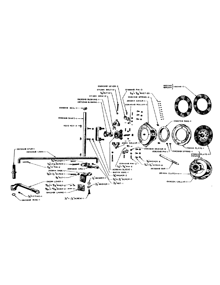 Схема запчастей Case IH SO-SERIES - (058) - CLUTCH, S, SC, SO (06) - POWER TRAIN