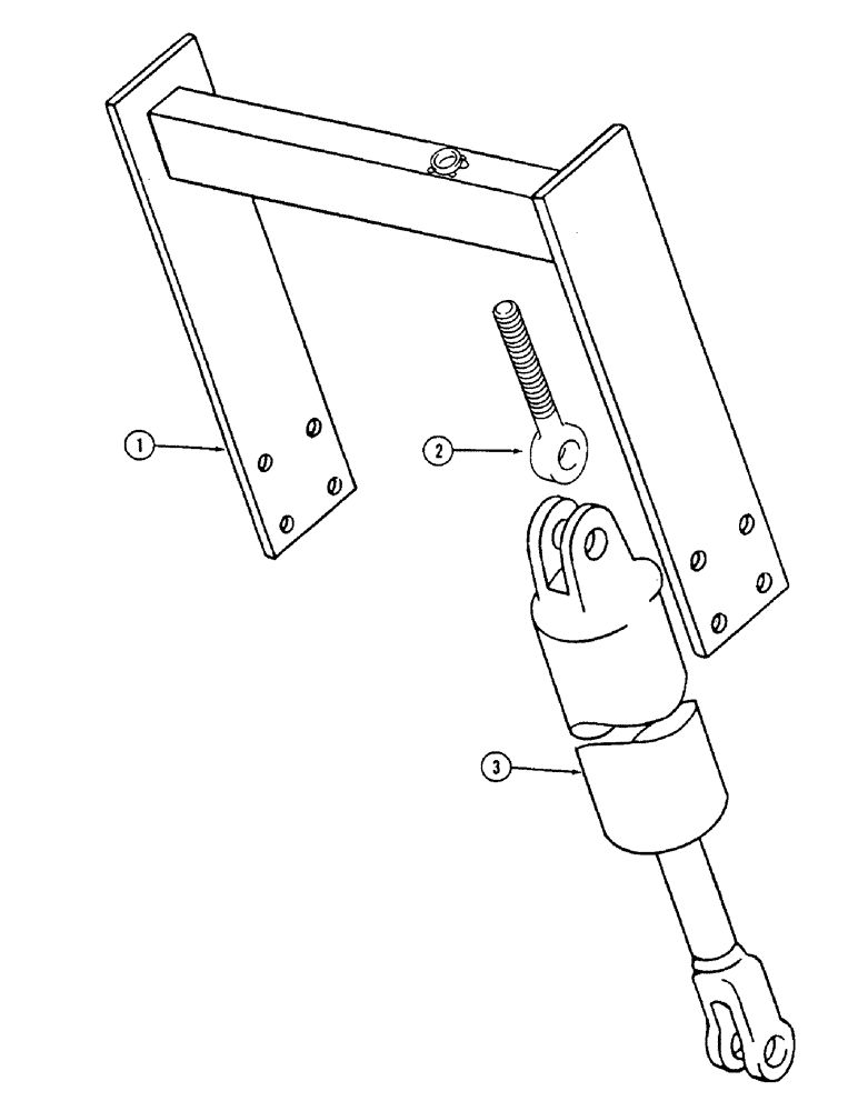 Схема запчастей Case IH 4500 - (9-076) - WING FRAME DEPTH CONTROL, WING TYPE MODELS (09) - CHASSIS/ATTACHMENTS