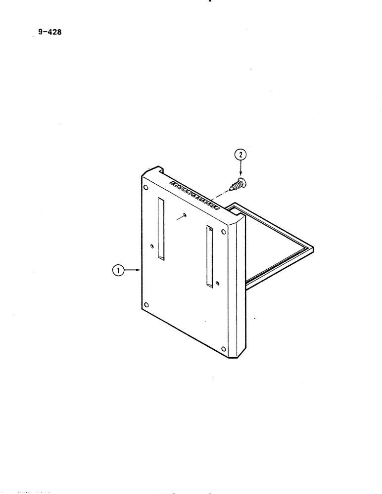 Схема запчастей Case IH 485 - (9-428) - OPERATORS MANUAL BOX (09) - CHASSIS/ATTACHMENTS