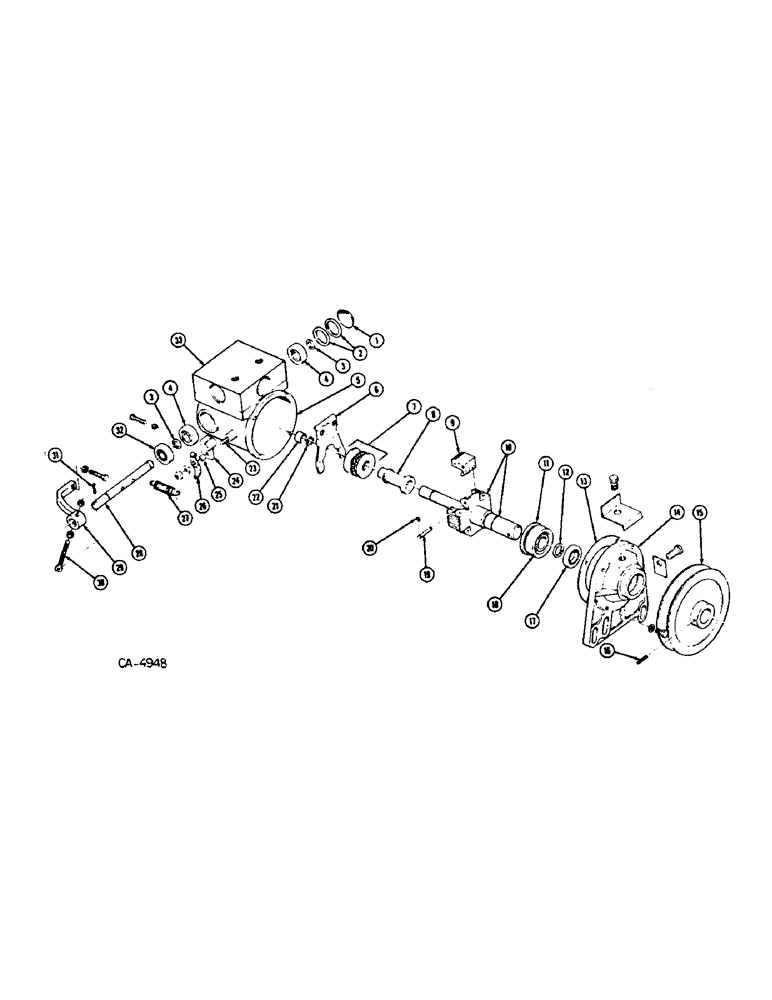 Схема запчастей Case IH 750 - (E-10) - GOVERNOR 