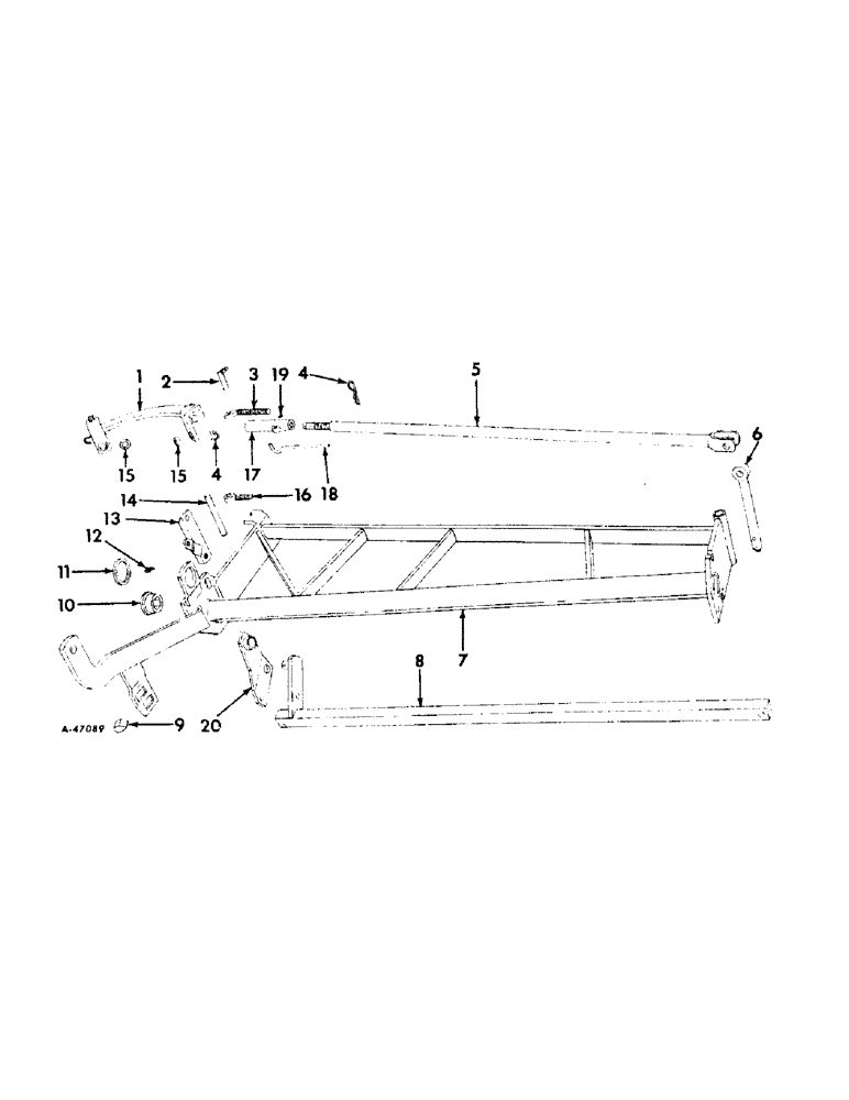 Схема запчастей Case IH 1269 - (AL-02) - INNER FRAME 
