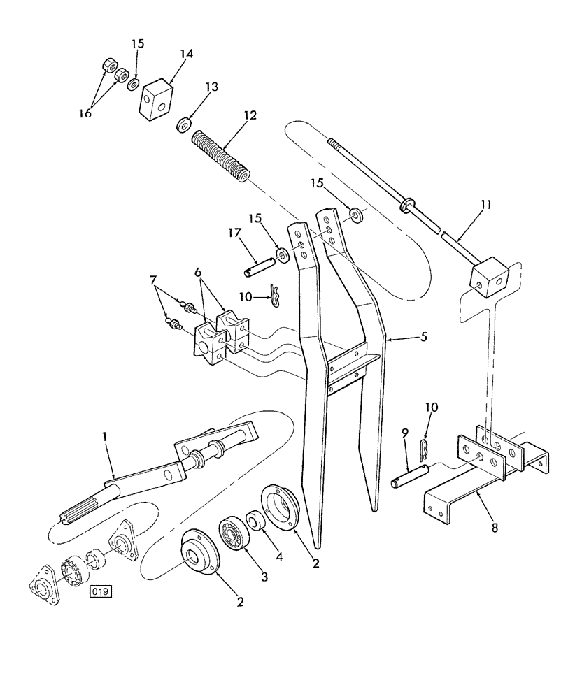 Схема запчастей Case IH SBX550 - (020) - FEEDER, ROTARY CRANK (60) - PRODUCT FEEDING
