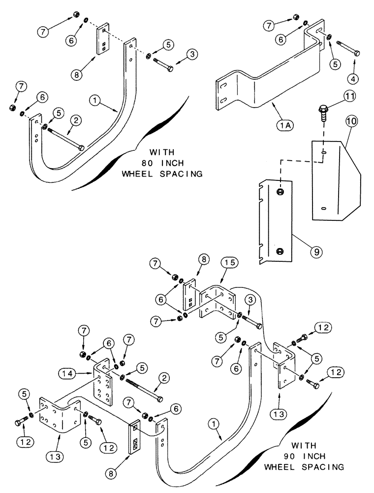 Схема запчастей Case IH 420 TIER 3 - (09F-10) - MUD SCRAPERS (12) - CHASSIS