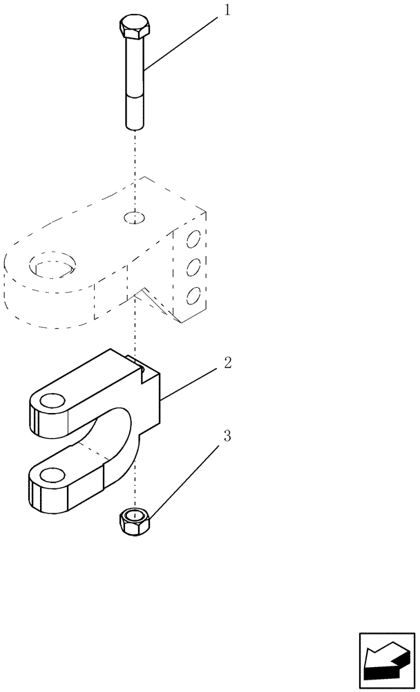 Схема запчастей Case IH 160 - (88.100.02) - OPTION - CLEVIS FOR PERFECT HITCH (88) - ACCESSORIES