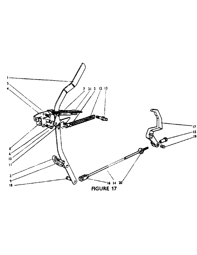 Схема запчастей Case IH 880UE - (27) - CLUTCH, RESETTING LEVER, PART OF U585 (880/UE), U586 (880/UF) (03.1) - CLUTCH
