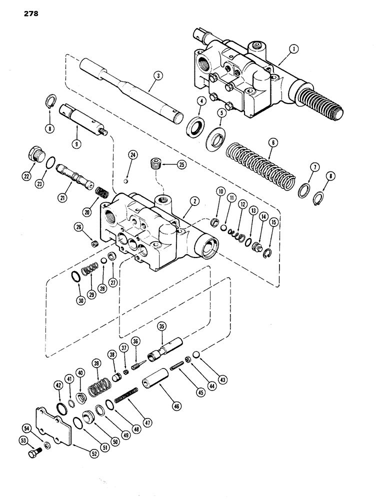 Схема запчастей Case IH 770 - (278) - A59600 VALVE (08) - HYDRAULICS