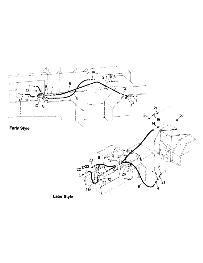 Схема запчастей Case IH ST280 - (07-05) - FUEL SYSTEMS, 3406 CAT ENGINE (02) - FUEL SYSTEM