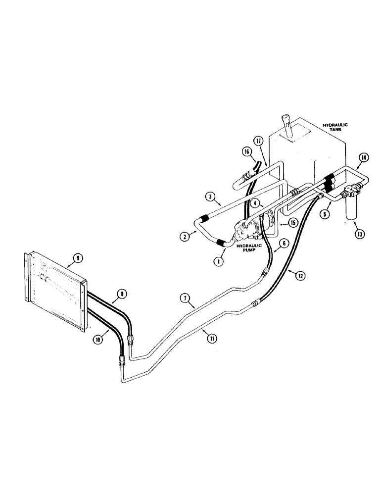Схема запчастей Case IH 9130 - (1-10) - PICTORIAL INDEX, MAIN HYDRAULICS (00) - PICTORIAL INDEX