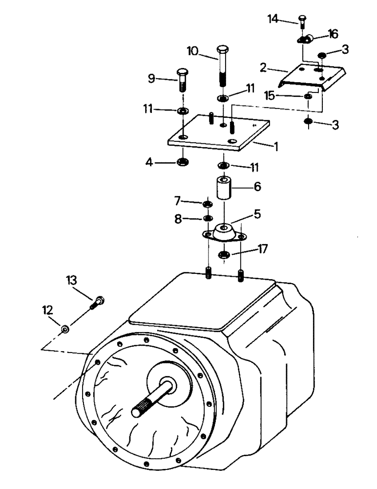 Схема запчастей Case IH ST325 - (04-25) - TRANSMISSION MOUNTING (04) - Drive Train