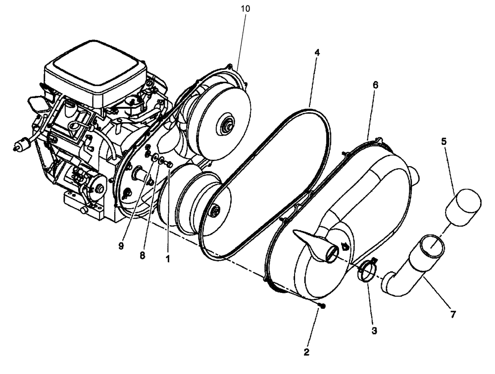 Схема запчастей Case IH SCOUT - (18.110.01) - CLUTCH COVER - SEALED (18) - CLUTCH
