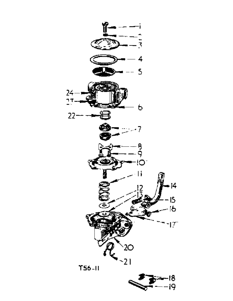Схема запчастей Case IH 276 - (2-13) - FUEL FEED PUMP (03) - FUEL SYSTEM