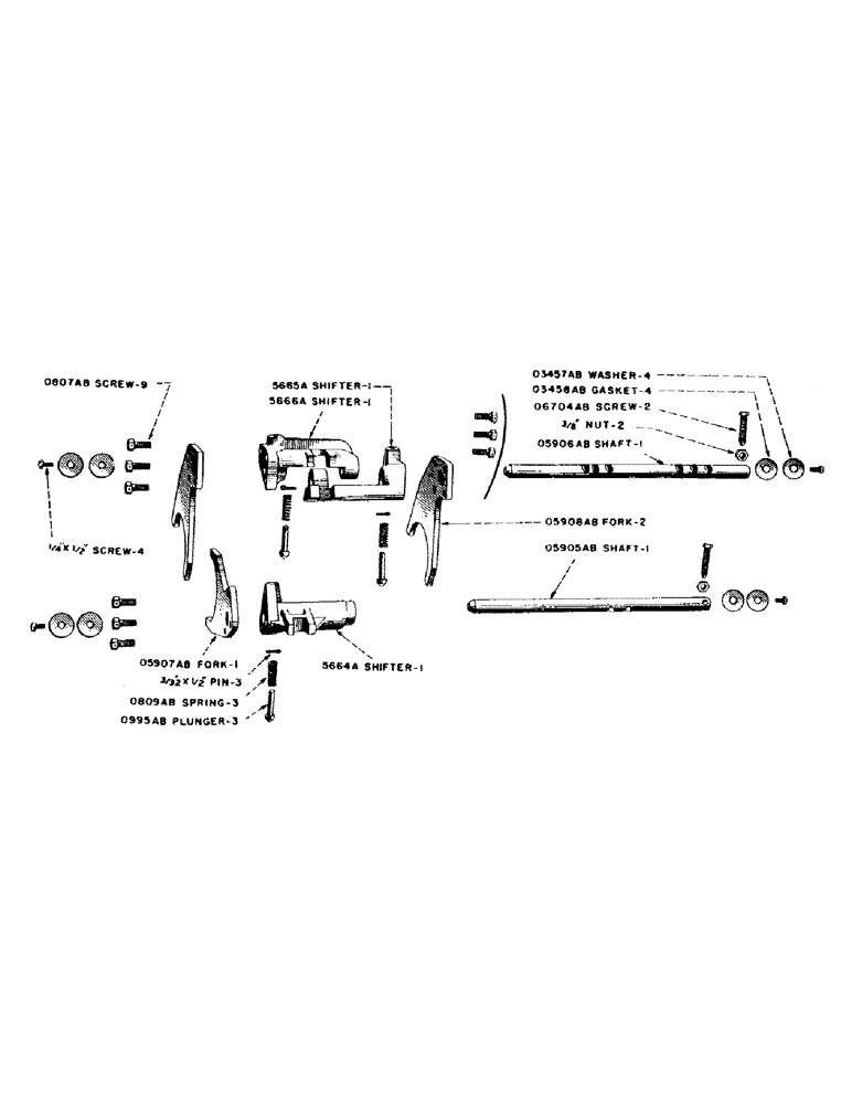 Схема запчастей Case IH SO-SERIES - (120) - GEAR SHIFT PARTS (06) - POWER TRAIN