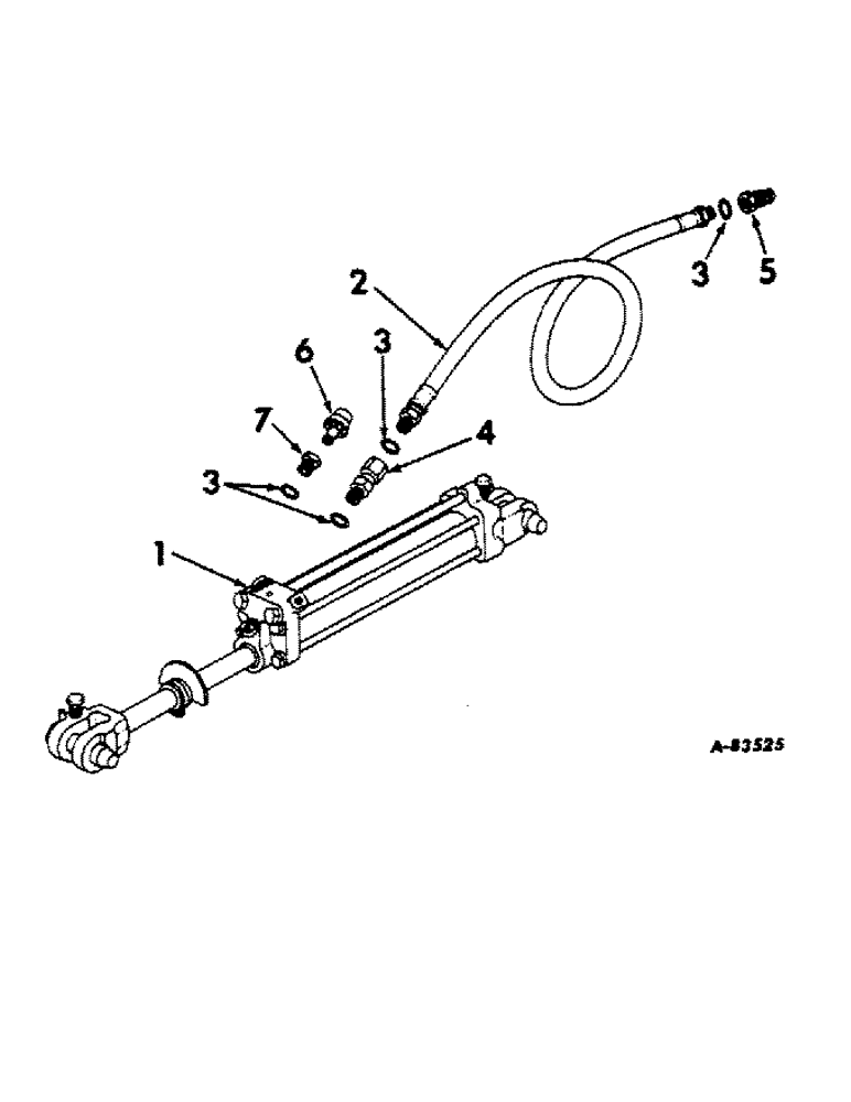 Схема запчастей Case IH 115 - (E-15) - HYDRAULIC EQUIPMENT 