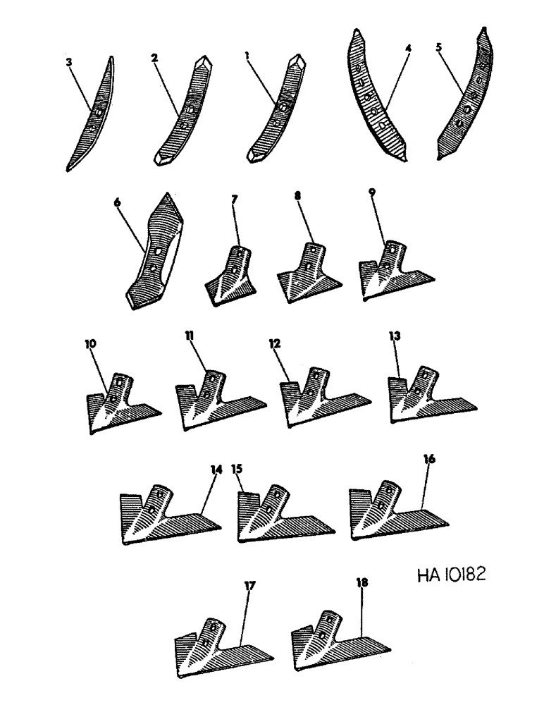 Схема запчастей Case IH 645 - (A-4) - GROUND WORKING TOOLS AND SHANKS, GROUND WORKING TOOLS 
