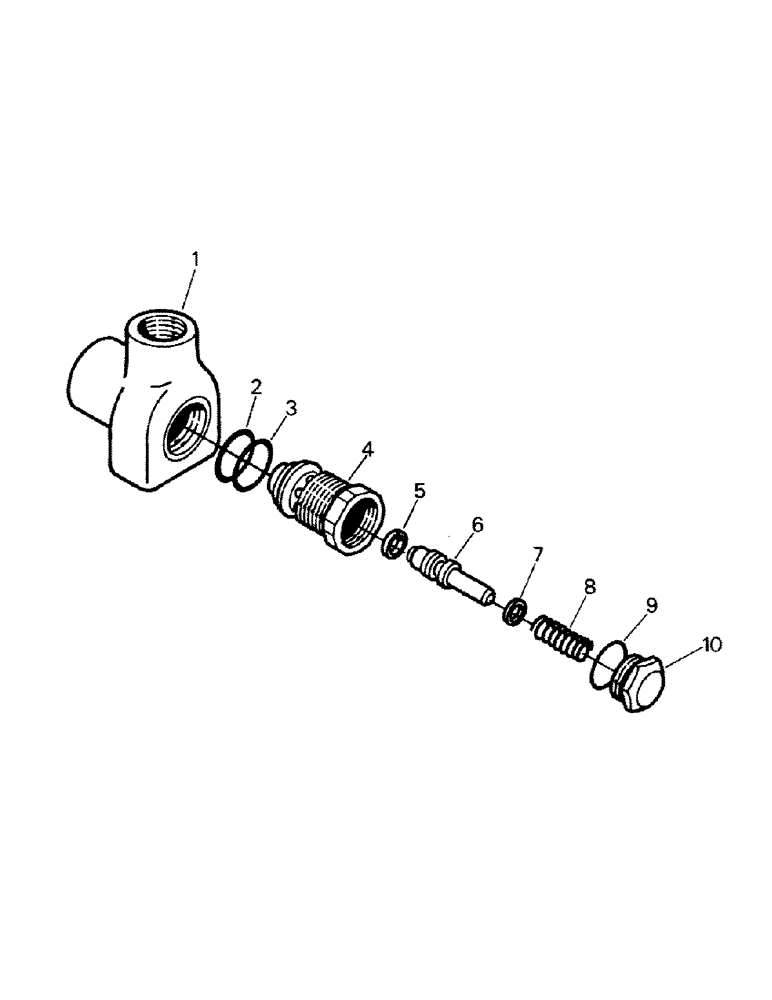 Схема запчастей Case IH ST210 - (08-06) - RELIEF VALVE (07) - HYDRAULICS