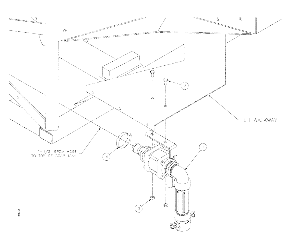 Схема запчастей Case IH SPX3200 - (09-104) - PRESSURE FILL GROUP (SPHERICAL TANK) (78) - SPRAYING