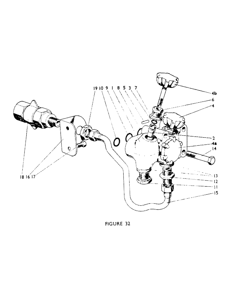 Схема запчастей Case IH 770A - (054) - 911132, U578, WITH EXACTOR COUPLING, 961768 THREE-WAY SELECTOR VALVE, LESS EXACTOR COUPLING (07) - HYDRAULIC SYSTEM