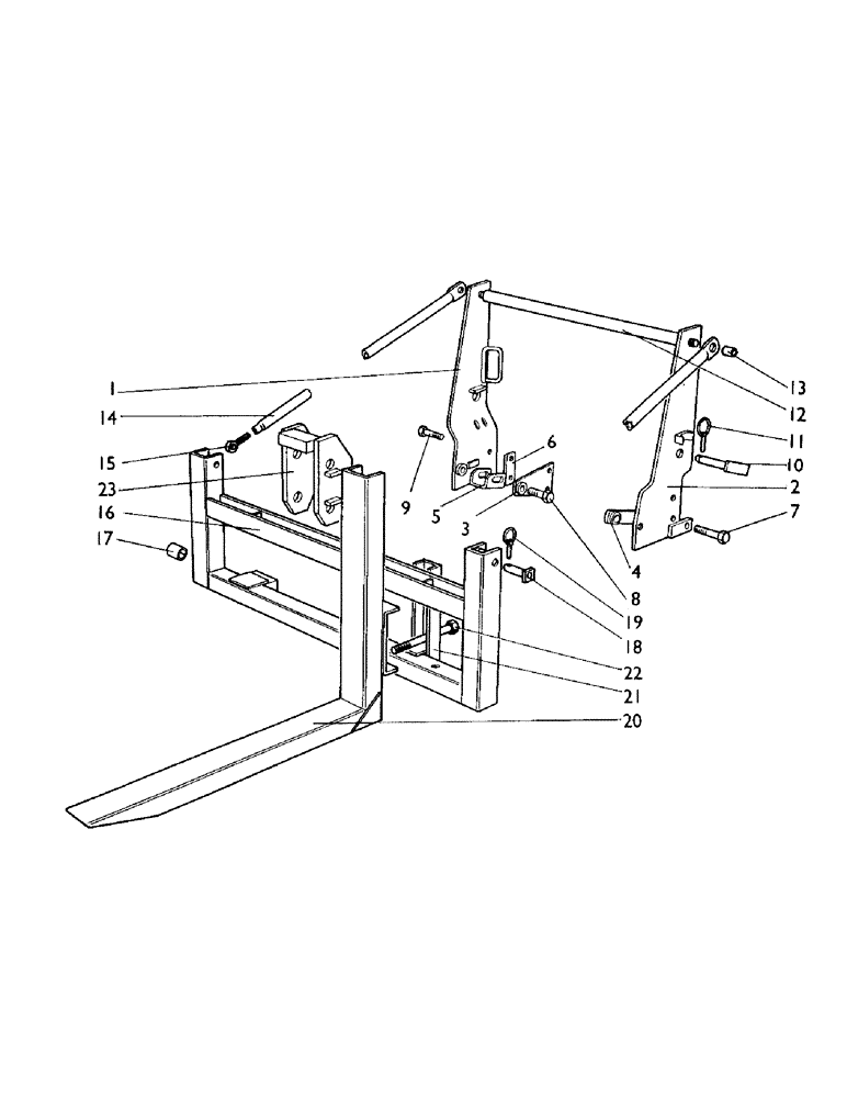Схема запчастей Case IH LF-SERIES - (30) - PARALLEL FORK LIFT ATTACHMENT, LOADERS W/HYDRAULIC DUMP, OPTIONAL EQUIPMENT 