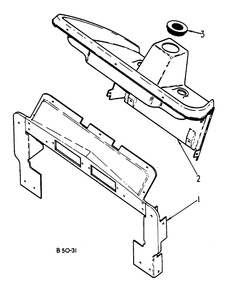 Схема запчастей Case IH 485 - (0C17-2) - INSTRUMENT PANEL Instruments