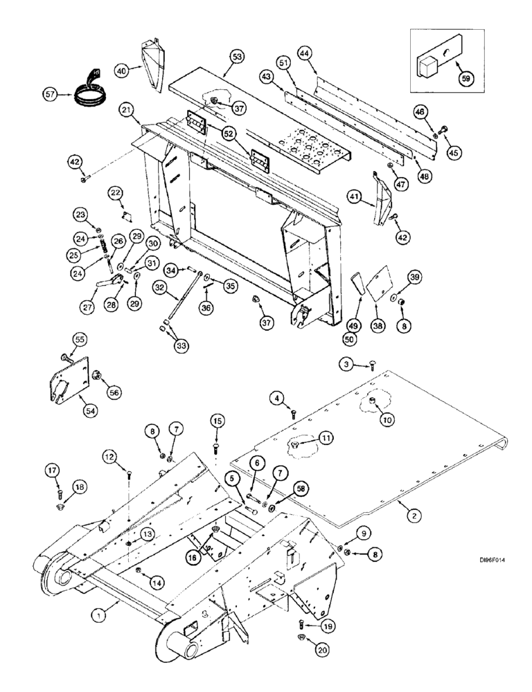 Схема запчастей Case IH 2166 - (9A-32) - FEEDER, HOUSING AND ADAPTER (13) - FEEDER