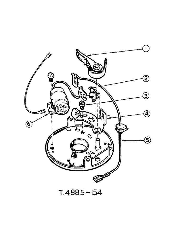 Схема запчастей Case IH 444 - (2-21) - CIRCUIT BREAKER ASSEMBLY, DISTRIBUTOR WITH TACHO DRIVE (04) - ELECTRICAL SYSTEMS