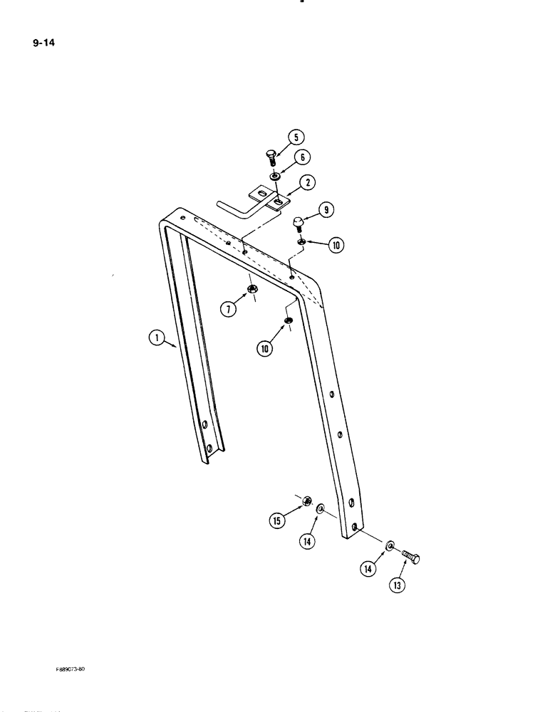 Схема запчастей Case IH STEIGER - (9-014) - HOOD SUPPORT (09) - CHASSIS/ATTACHMENTS