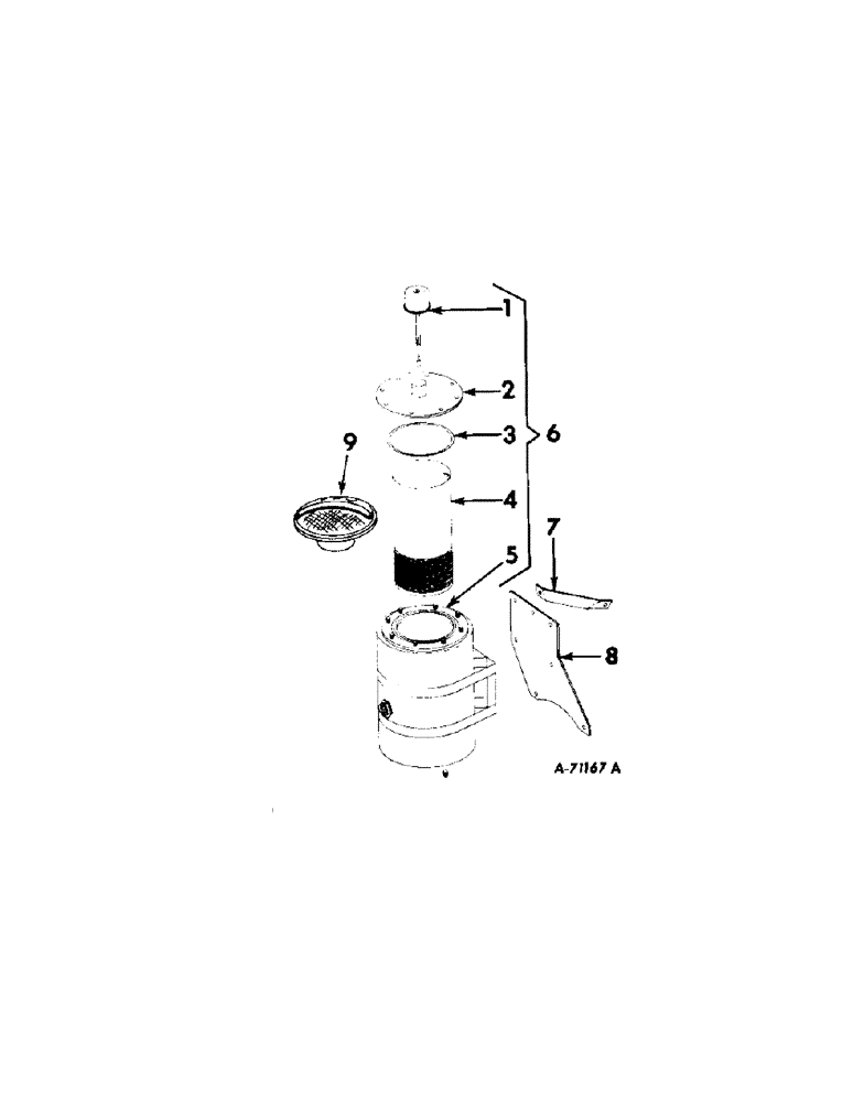 Схема запчастей Case IH 503 - (182[1]) - HYDRAULIC RESERVOIR, DIESEL ENGINE, NOT FOR HYDROSTATIC GROUND DRIVE (35) - HYDRAULIC SYSTEMS