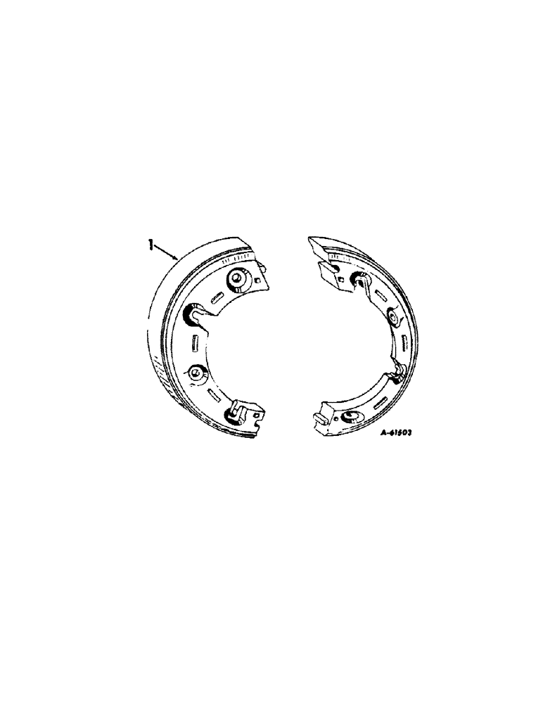 Схема запчастей Case IH 560 - (207[A]) - WHEELS, REAR WHEEL WEIGHTS, SPLIT TYPE, FOR INTERNATIONAL 560 SERIES TRACTORS EQUIPPED W/DISC TYPE (11) - WHEELS