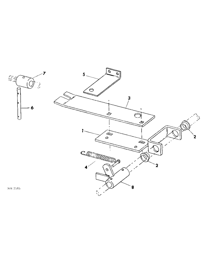 Схема запчастей Case IH 5000 - (07-23) - DRIVE TRAIN, PROPULSION AND STEERING NEUTRAL INTERLOCK (04) - Drive Train