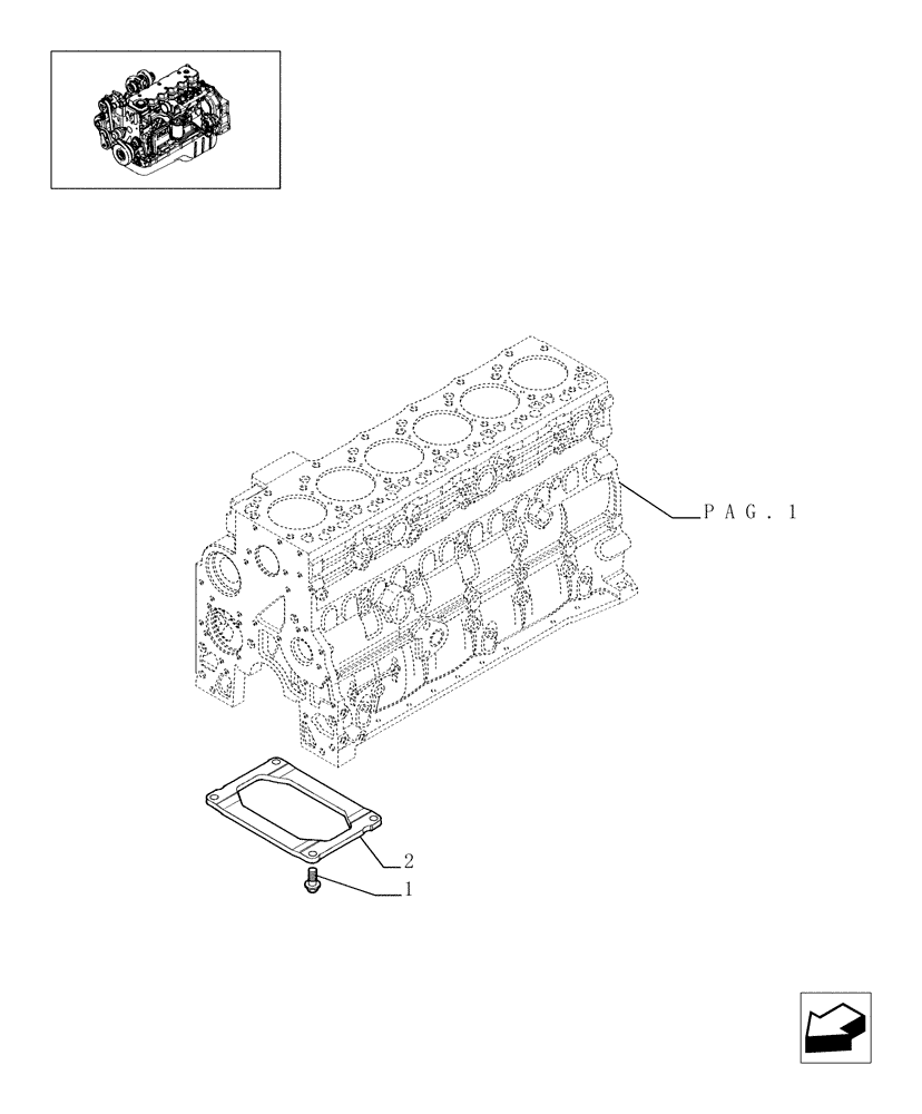 Схема запчастей Case IH F4HE9684D J101 - (0.04.0[02]) - CRANKCASE (504080074) 