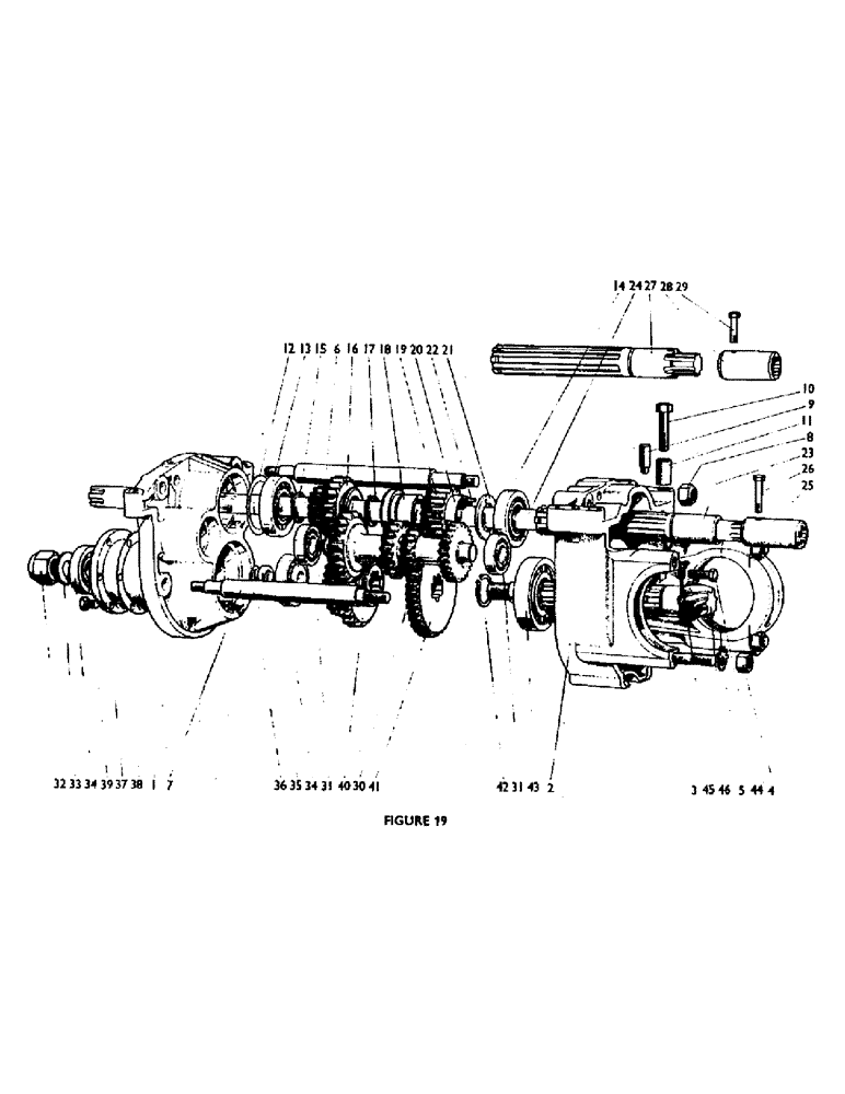 Схема запчастей Case IH 880F - (30) - GEARBOX / DRIVESHAFT & GEARS / LAYSHAFT Gearbox