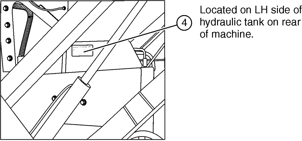 Схема запчастей Case IH SPX4260 - (10-004[04]) - OPERATIONAL GROUP (13) - DECALS