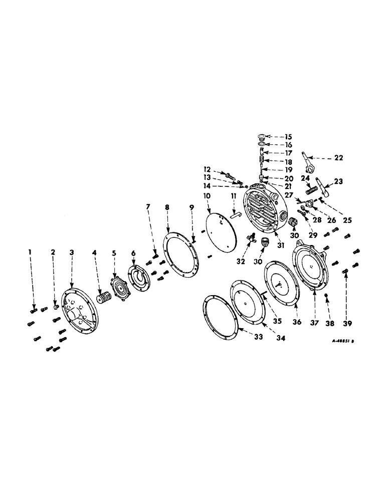 Схема запчастей Case IH 706 - (E-20) - FUEL SYSTEM, LP GAS FUEL REGULATOR, C-263 ENGINES SERIAL NO. 66122 AND BELOW (02) - FUEL SYSTEM