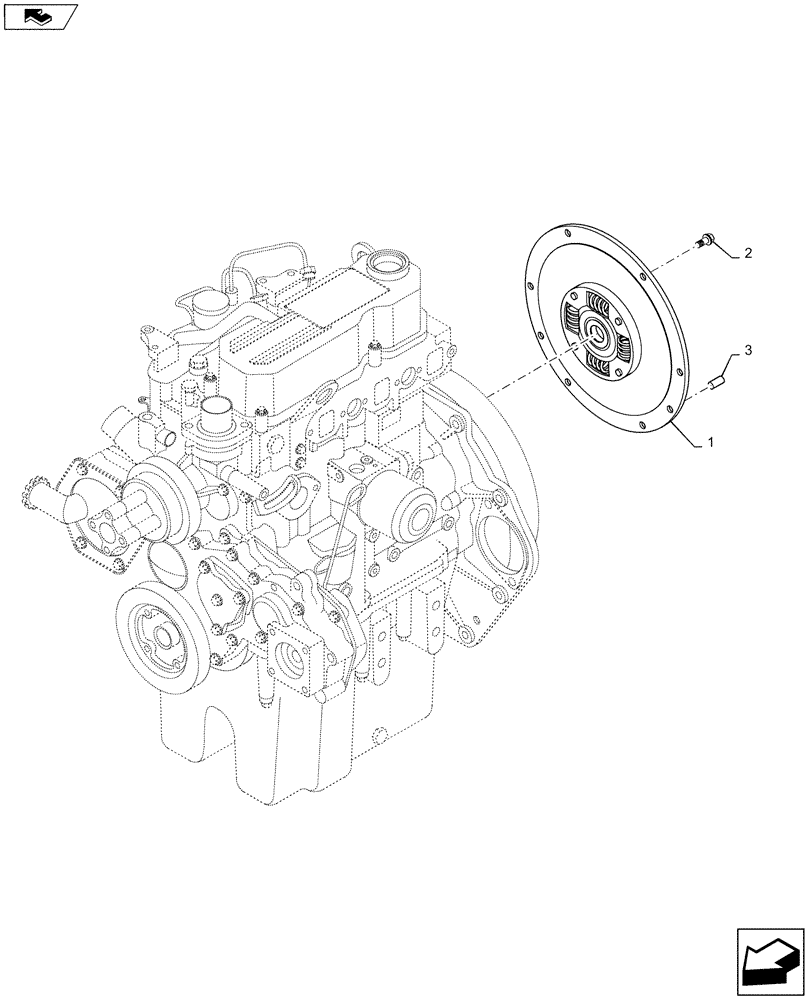 Схема запчастей Case IH FARMALL 40C - (18.112.010) - DAMPER (18) - CLUTCH