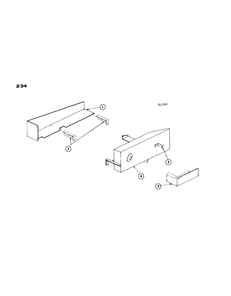 Схема запчастей Case IH 1660 - (234) - FAN TRASH AND MUD SHIELD ATTACHMENT, VARIABLE SPEED TRACTION (88) - ACCESSORIES