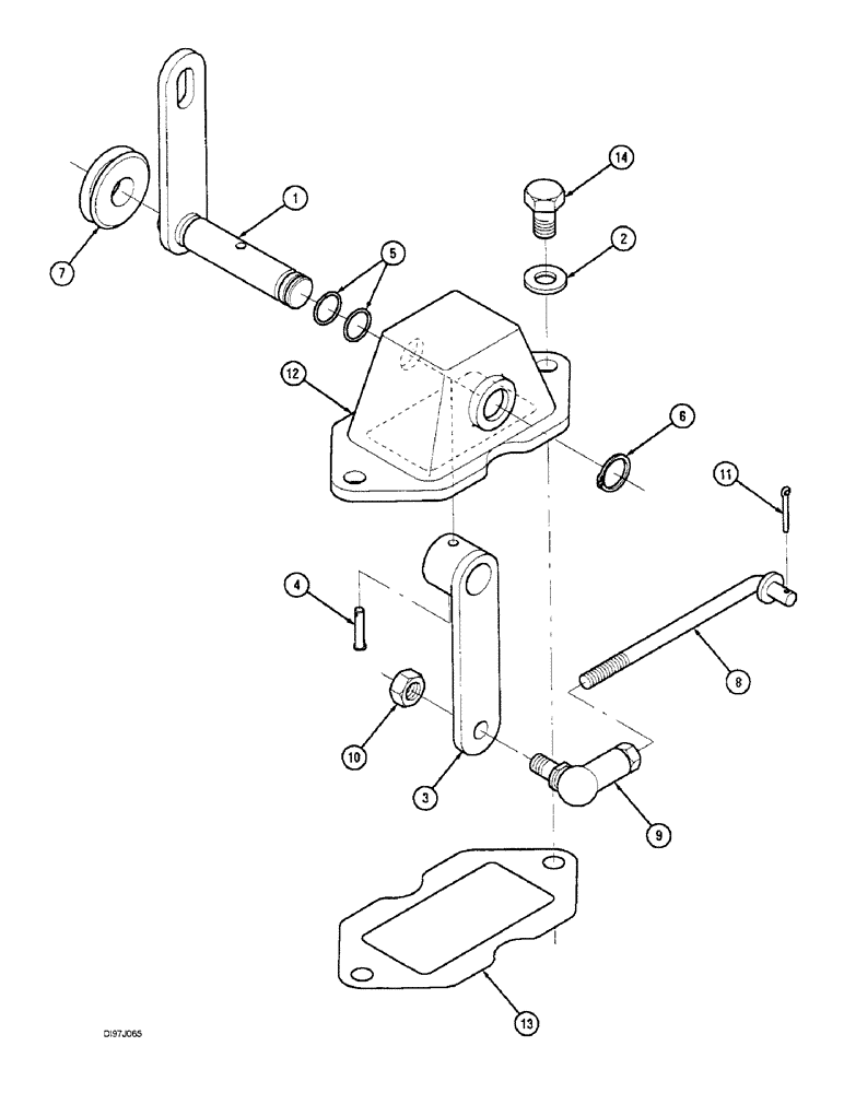 Схема запчастей Case IH 3230 - (8-050) - DROP RESPONSE CONTROL, TRACTORS WITH CAB, JJE0927763 - (08) - HYDRAULICS