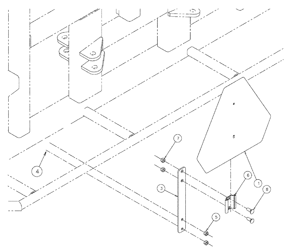 Схема запчастей Case IH SPX3320 - (10-007) - SMV GROUP (13) - DECALS