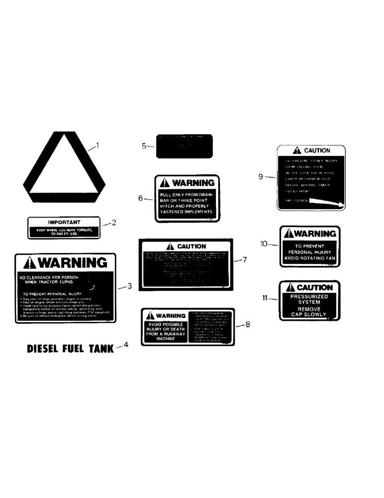 Схема запчастей Case IH KS-280 - (09-02) - CHASSIS DECALS (13) - DECALS